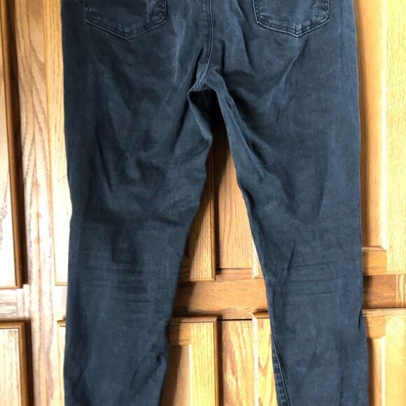 J Brand Maria High Rise Skinny Jeans Temple Silver Black Size 32 - Picture 10 of 14
